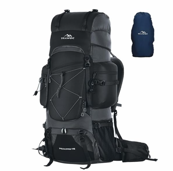 TRAWOC PEAKPRO 75 Liter Travel Backpack
