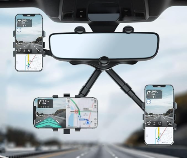 Porslin Universal Rearview Mirror Phone Holder for Car