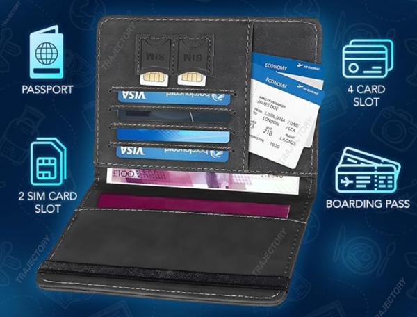 Trajectory Travel Passport Holder
